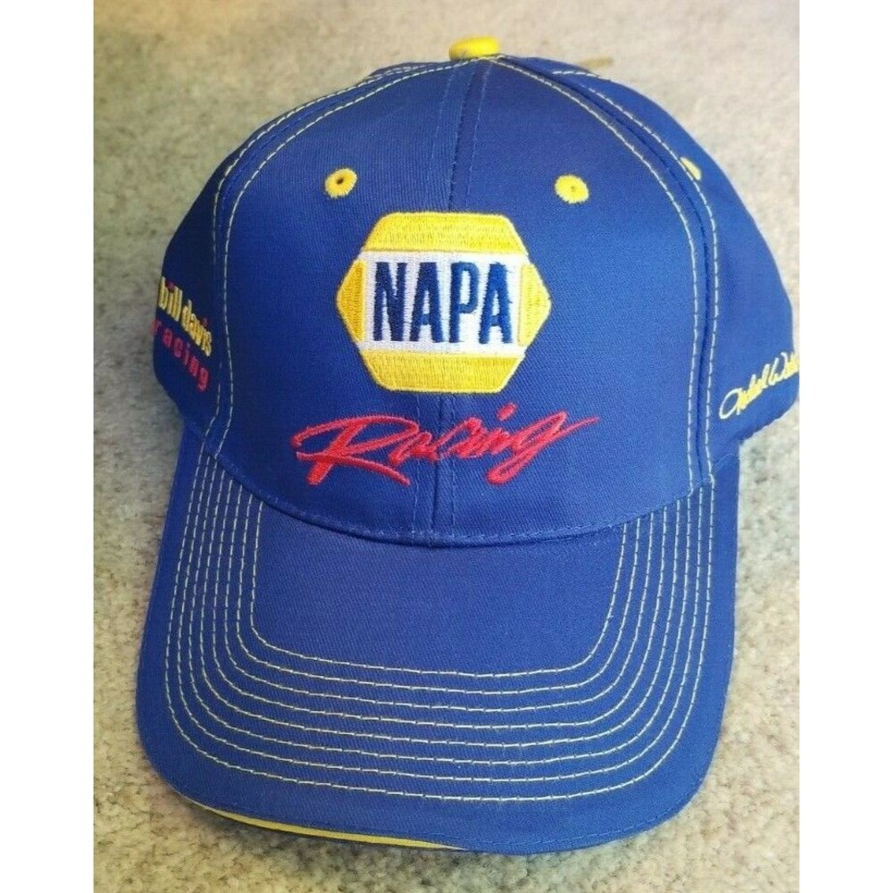 Brand New Napa Racing Bill Davis Michael Waltrip Strapack Hat